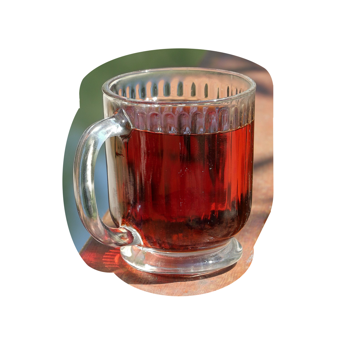 hot bevs in glassware